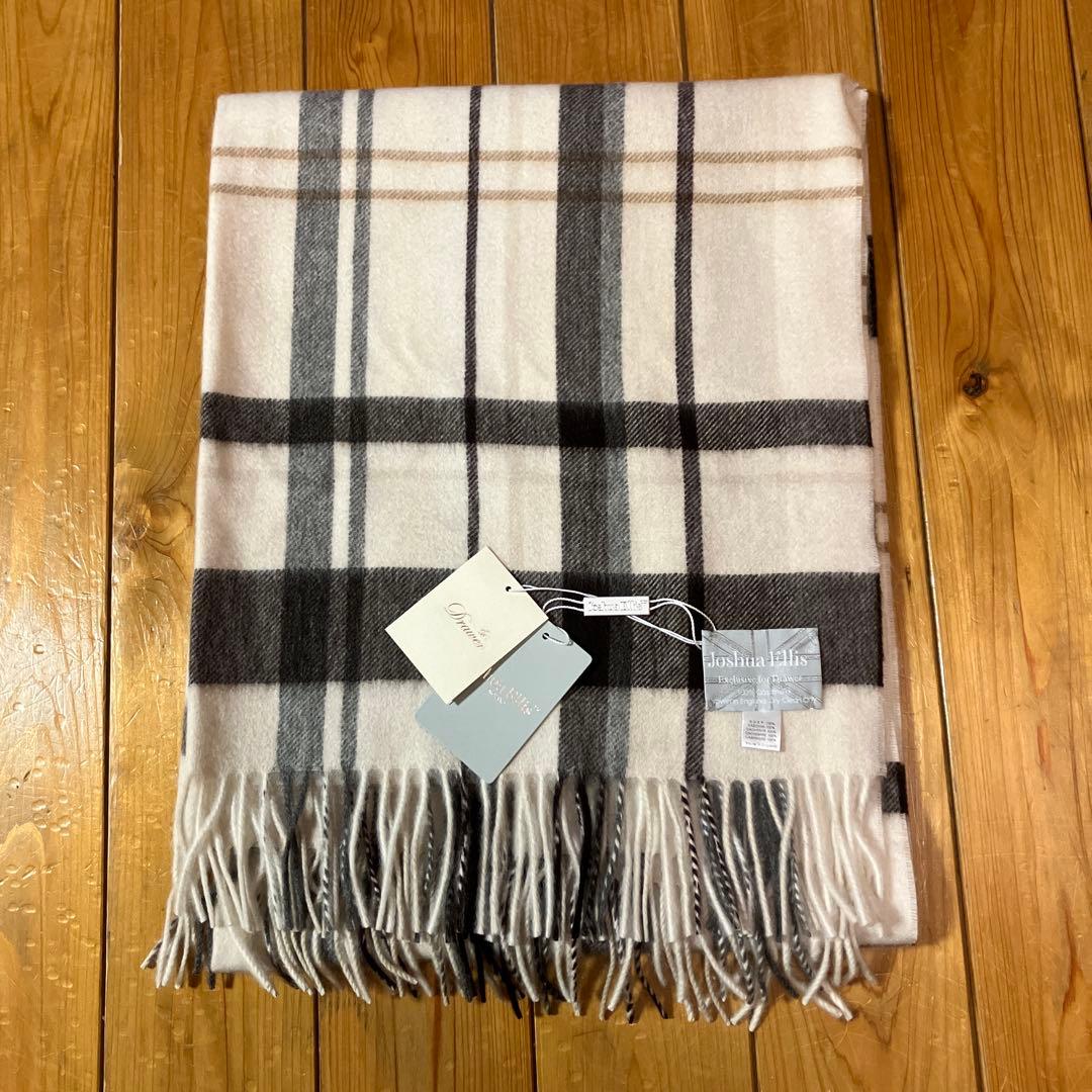新品☆ドゥロワー別注 Joshua Ellis カシミア大判ストール 完売