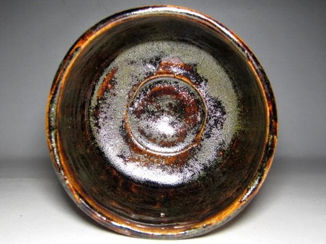 ＜土日限定価格＞加藤十右衛門 織部茶碗 「碧雲」裏千家十五代 鵬雲斎花押　m82