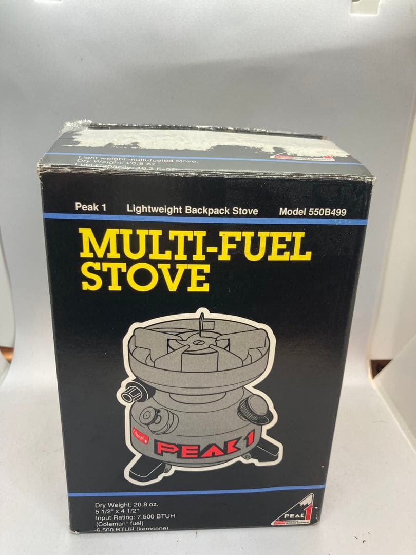 Peak1 malti-fuel stove (550B)97年6月USA製
