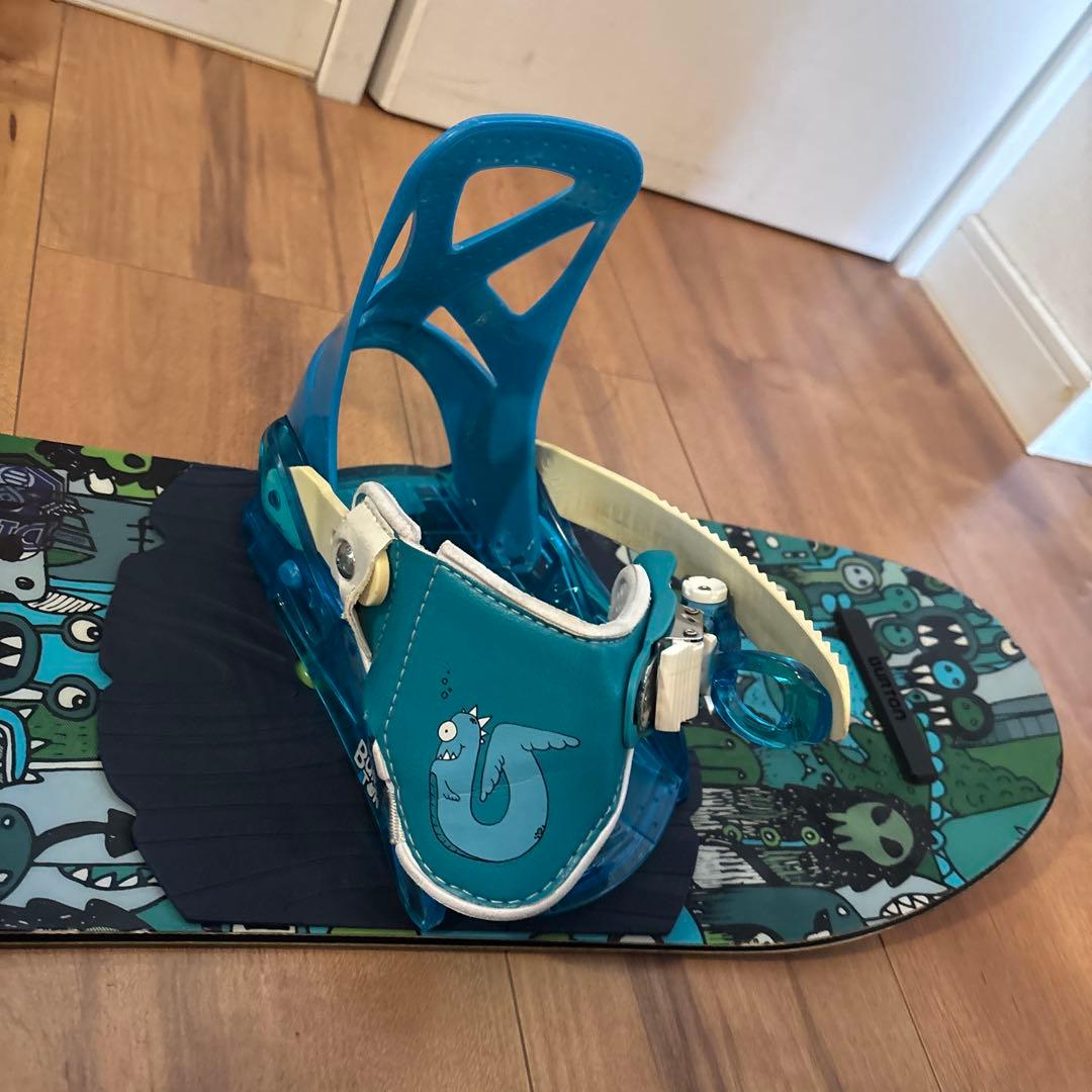 BURTON　キッズお勧めスノーボードセット　90cm　バイン付セット