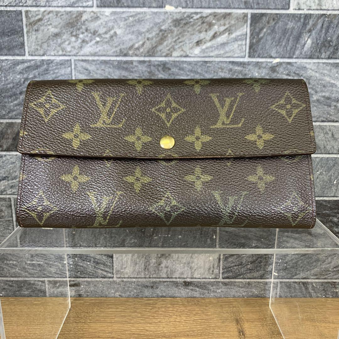 LOUIS VUITTON ルイヴィトン モノグラム　長財布　ポルトフォイユ