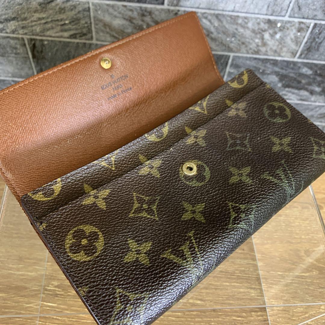 LOUIS VUITTON ルイヴィトン モノグラム　長財布　ポルトフォイユ