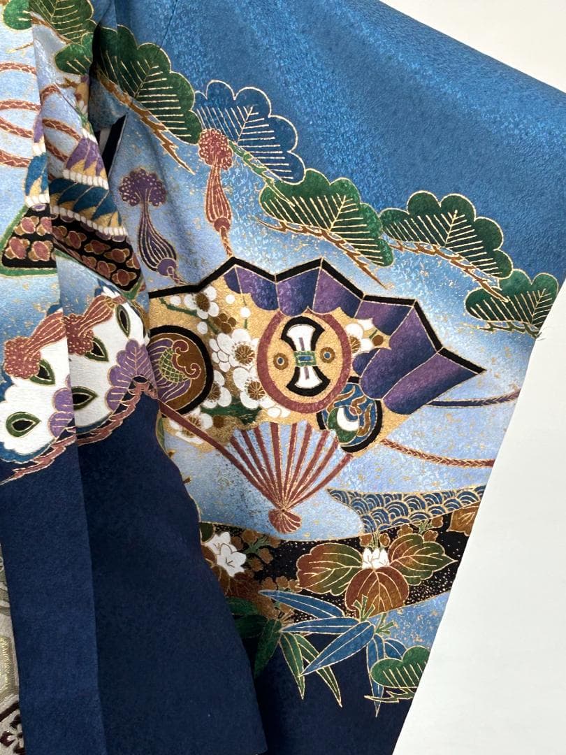 七五三５歳 羽織・着物・長襦袢・袴・帯・懐剣・ 肩上げ済み