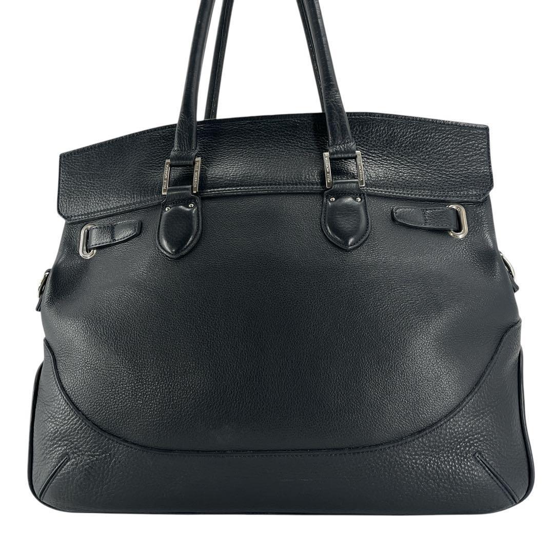 美品　ペッレモルビダ　2way トートバッグ　メイデンヴォヤージュ　ネイビー