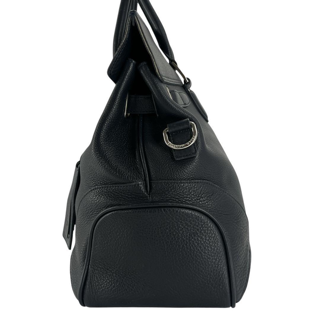 美品　ペッレモルビダ　2way トートバッグ　メイデンヴォヤージュ　ネイビー