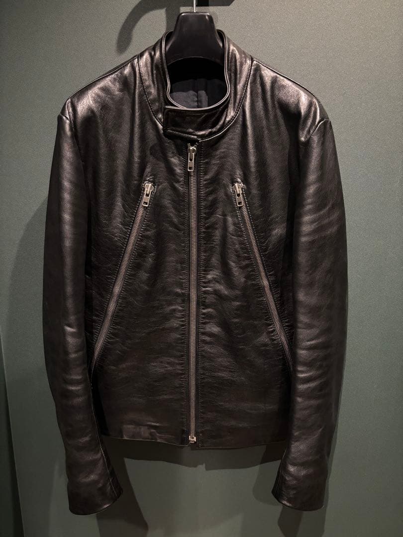 m*u様 2011aw メゾンマルタンマルジェラ　ハの字ライダース 5zipライ