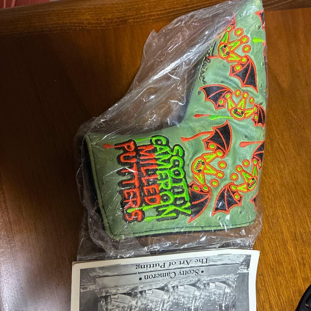 スコッティキャメロン　ハロウィンパターカバー　オーストリッチ　本物