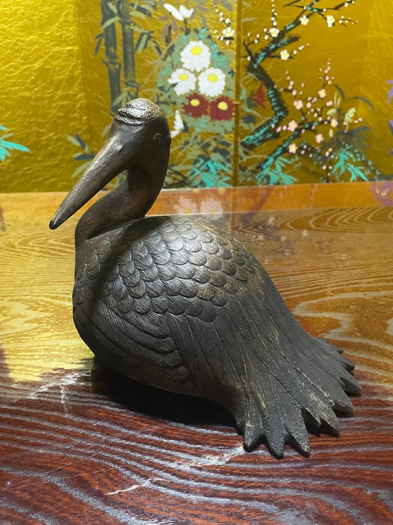 備前焼　鶴　森宝山