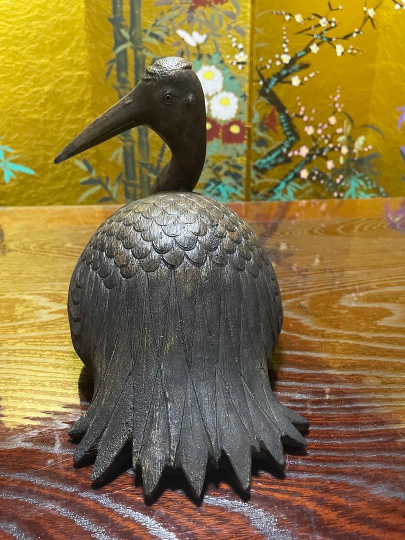 備前焼　鶴　森宝山