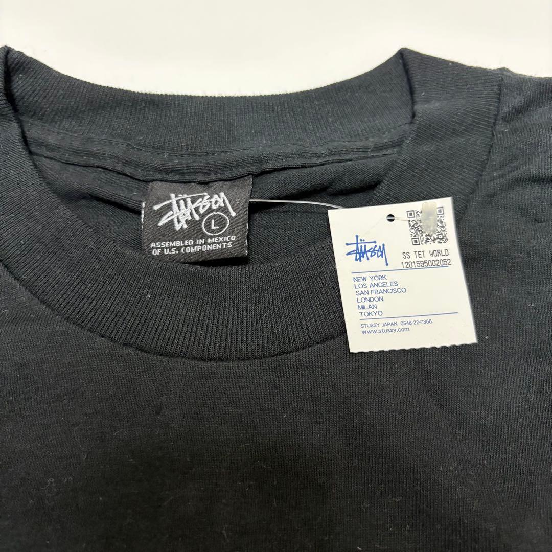 L Stussy x W)taps Tシャツ コラボ 新品 黒 ステューシー