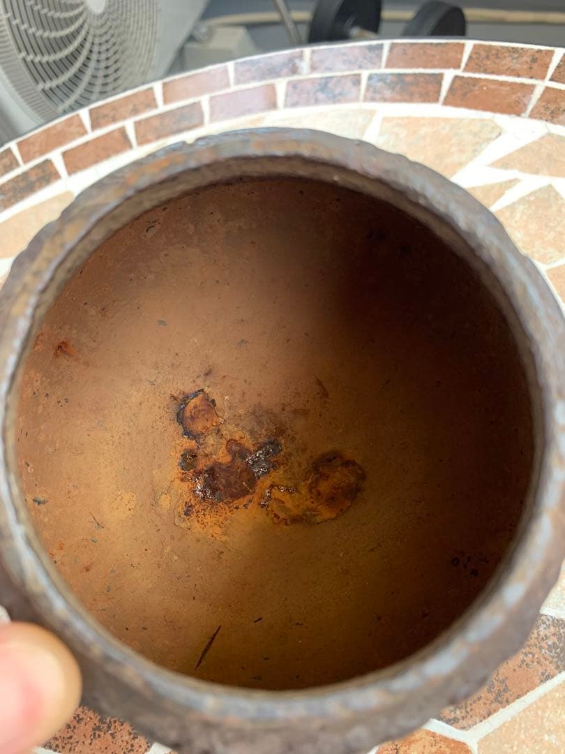 龍文堂造　茶道具図瓢箪形鉄瓶