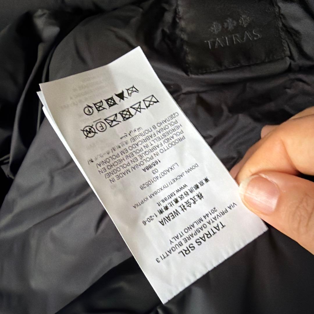 TATRAS タトラス ダウン　NEPETA ネペタ 黒　3 25aw