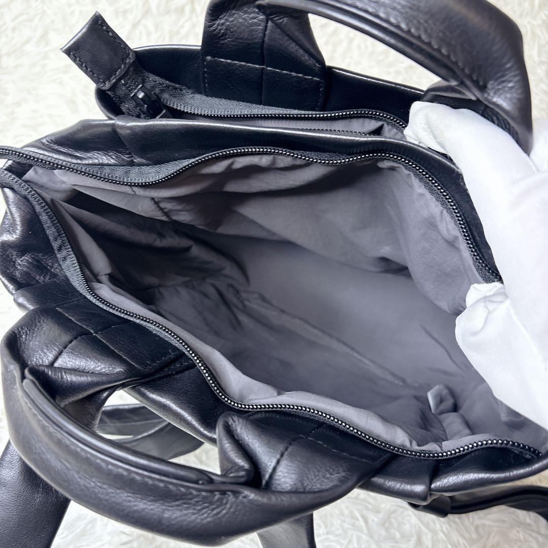 美品✨CAMPER カンペール Globo レザー リュック バックパック 黒