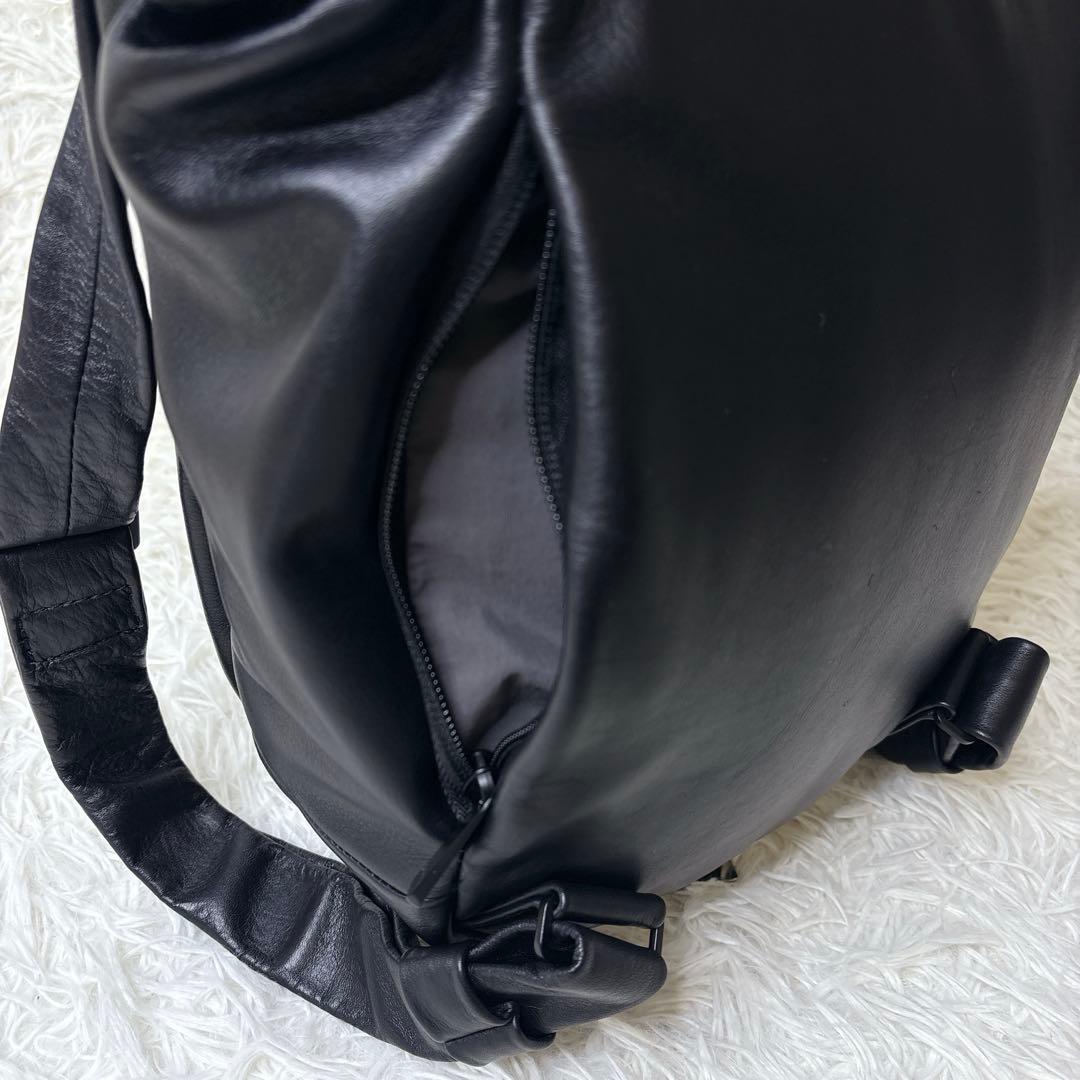 美品✨CAMPER カンペール Globo レザー リュック バックパック 黒