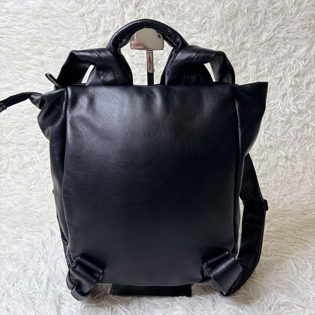 美品✨CAMPER カンペール Globo レザー リュック バックパック 黒