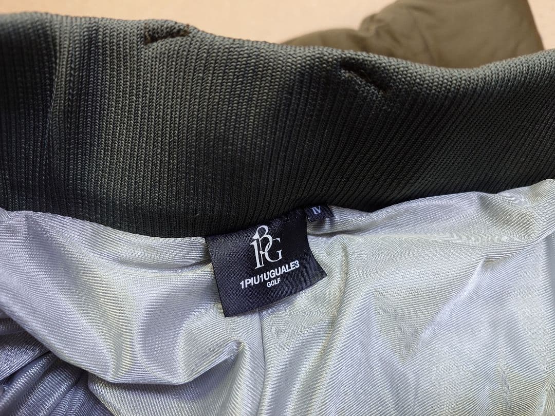 極暖 1piu1uguale3 GOLF 中綿 RIB パンツ カーキ Ⅳ