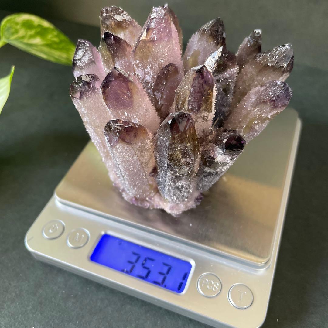 アメシスト、ストロベリークォーツ、ガーデンクォーツのセット