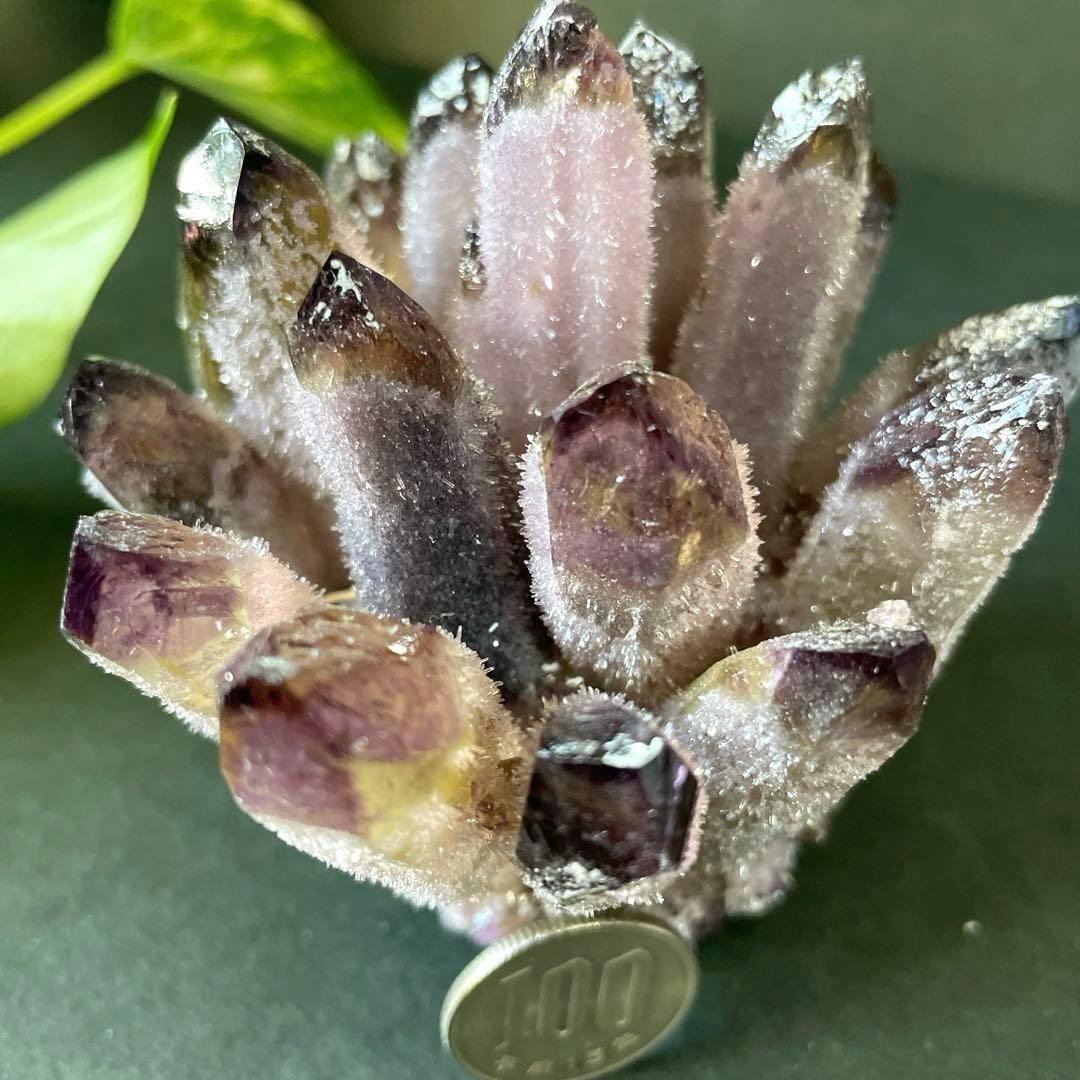 アメシスト、ストロベリークォーツ、ガーデンクォーツのセット