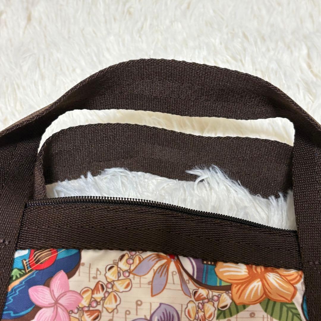 ハワイ限定 レスポートサック ボストンバッグ ウクレレ柄