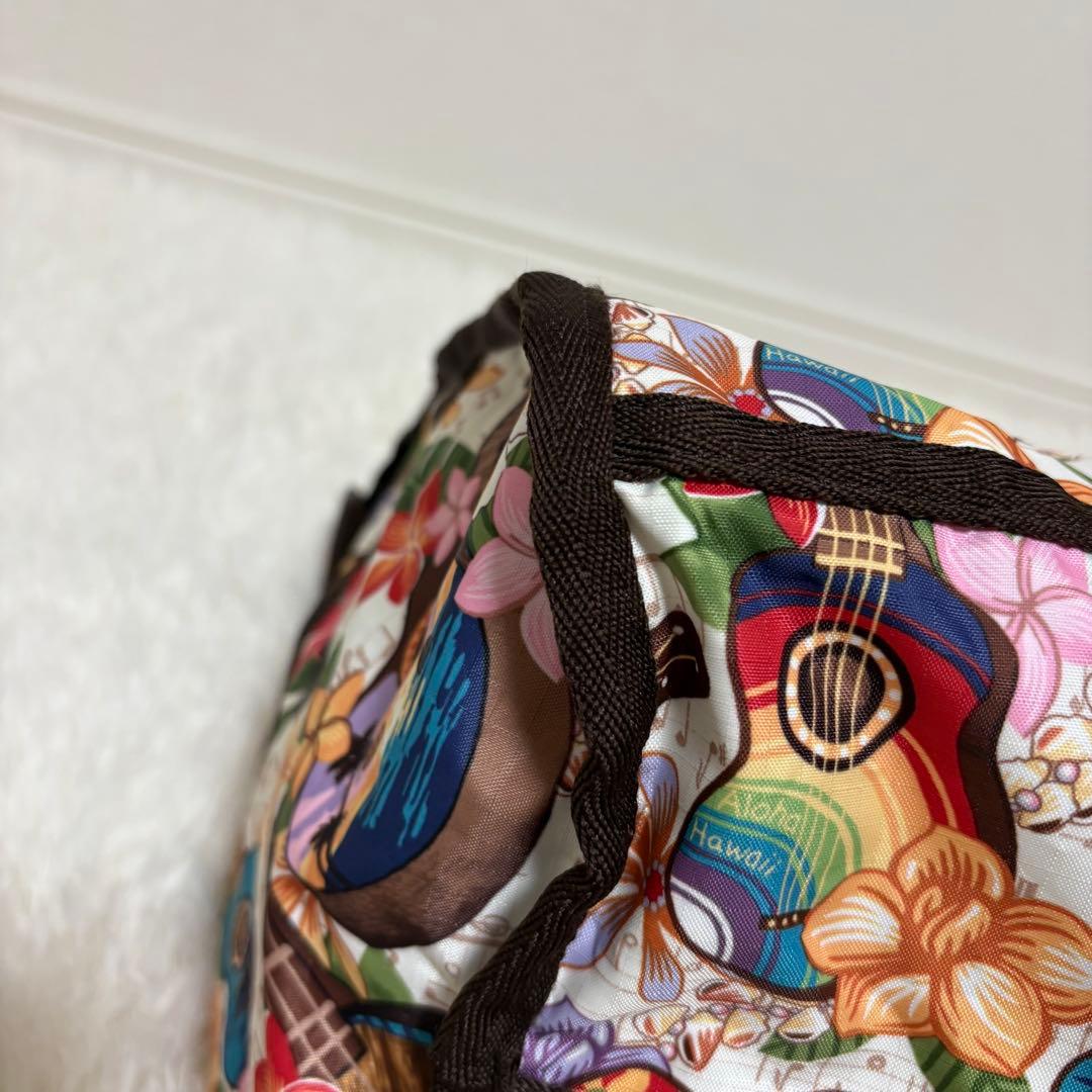 ハワイ限定 レスポートサック ボストンバッグ ウクレレ柄