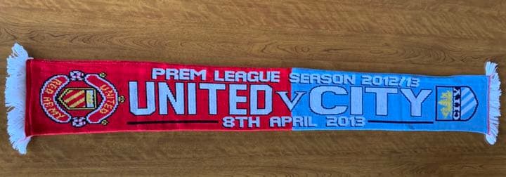 ファーガソン監督最終ダービー vsManC 超希少品 試合当日限定販売