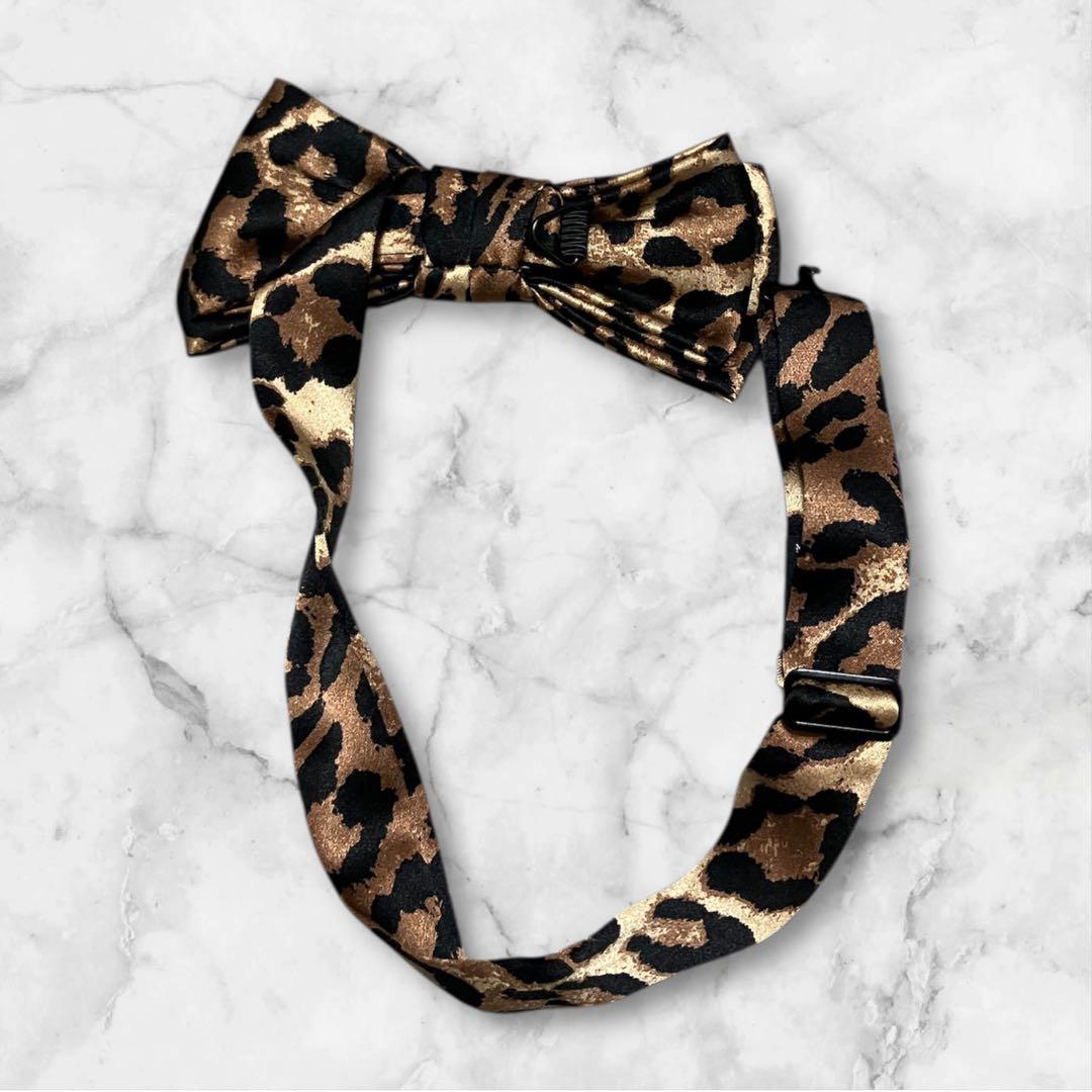 【美品】WACKO MARIA ワコマリア　蝶ネクタイ　レオパード