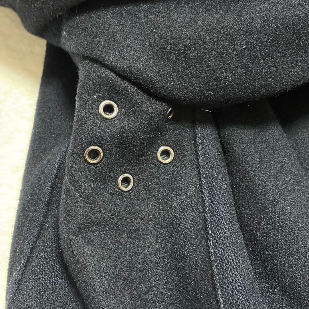 Macintosh philosophy ステンカラーコート　濃紺ウール