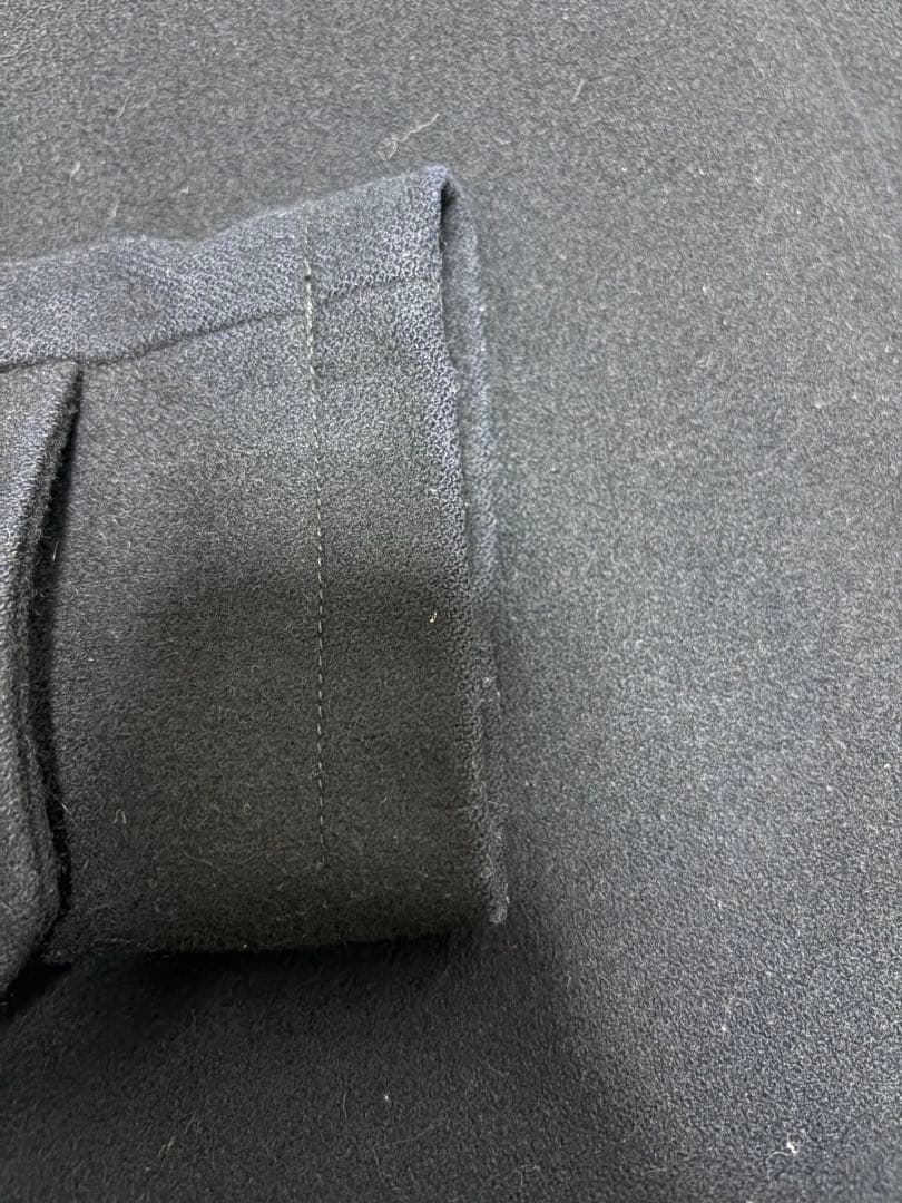 Macintosh philosophy ステンカラーコート　濃紺ウール