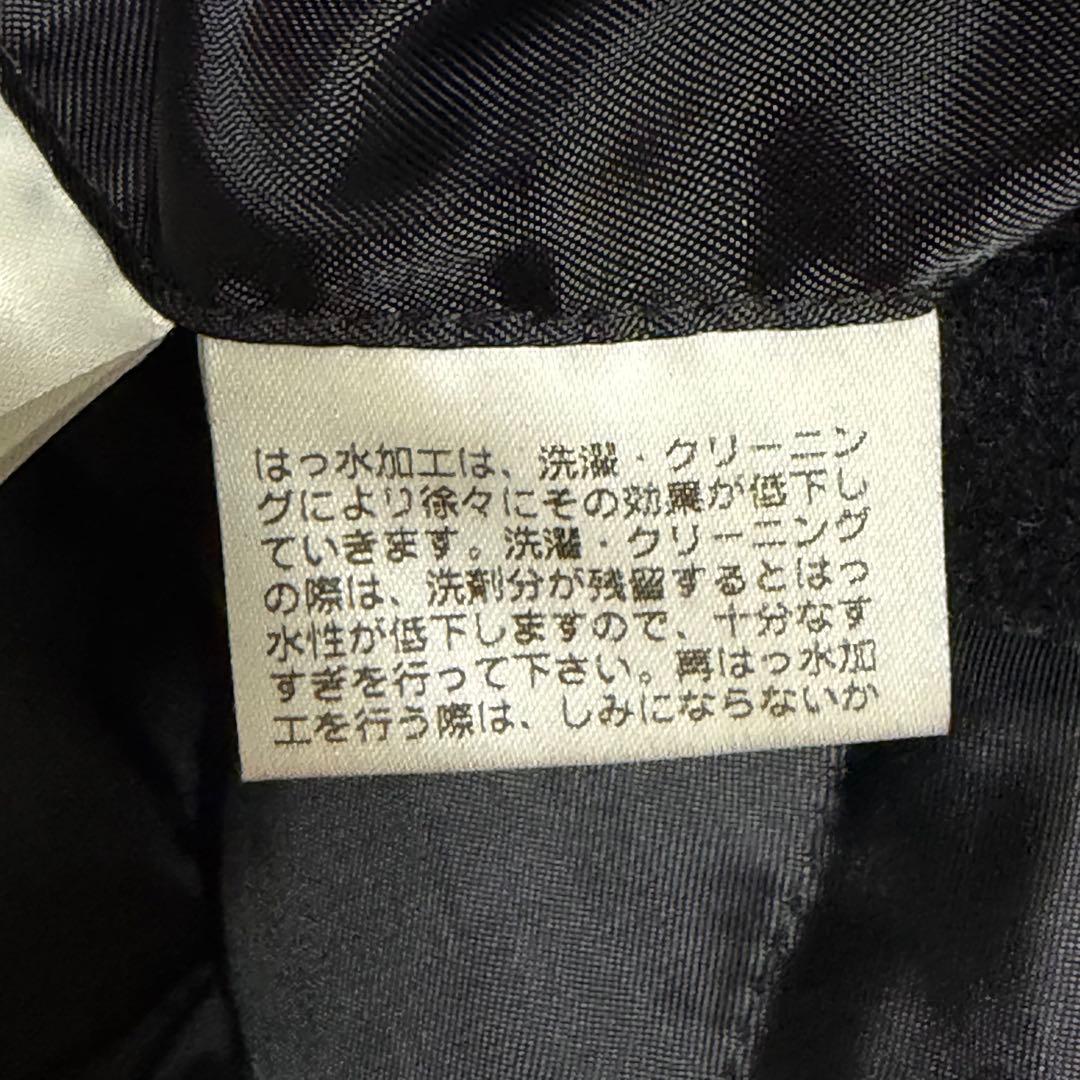 Macintosh philosophy ステンカラーコート　濃紺ウール