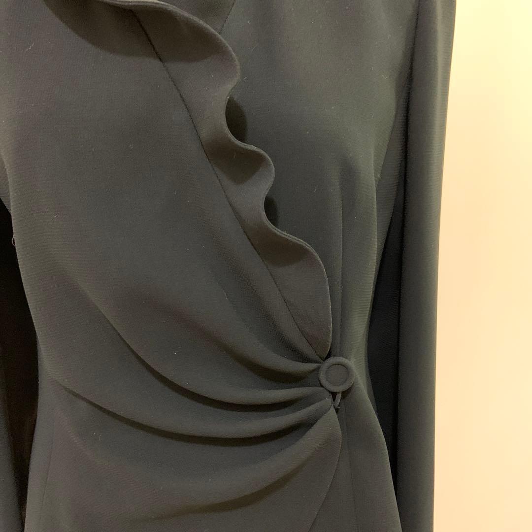 新品8万9250円　ハナエモリ（HANAE MORI）黒のジャケット