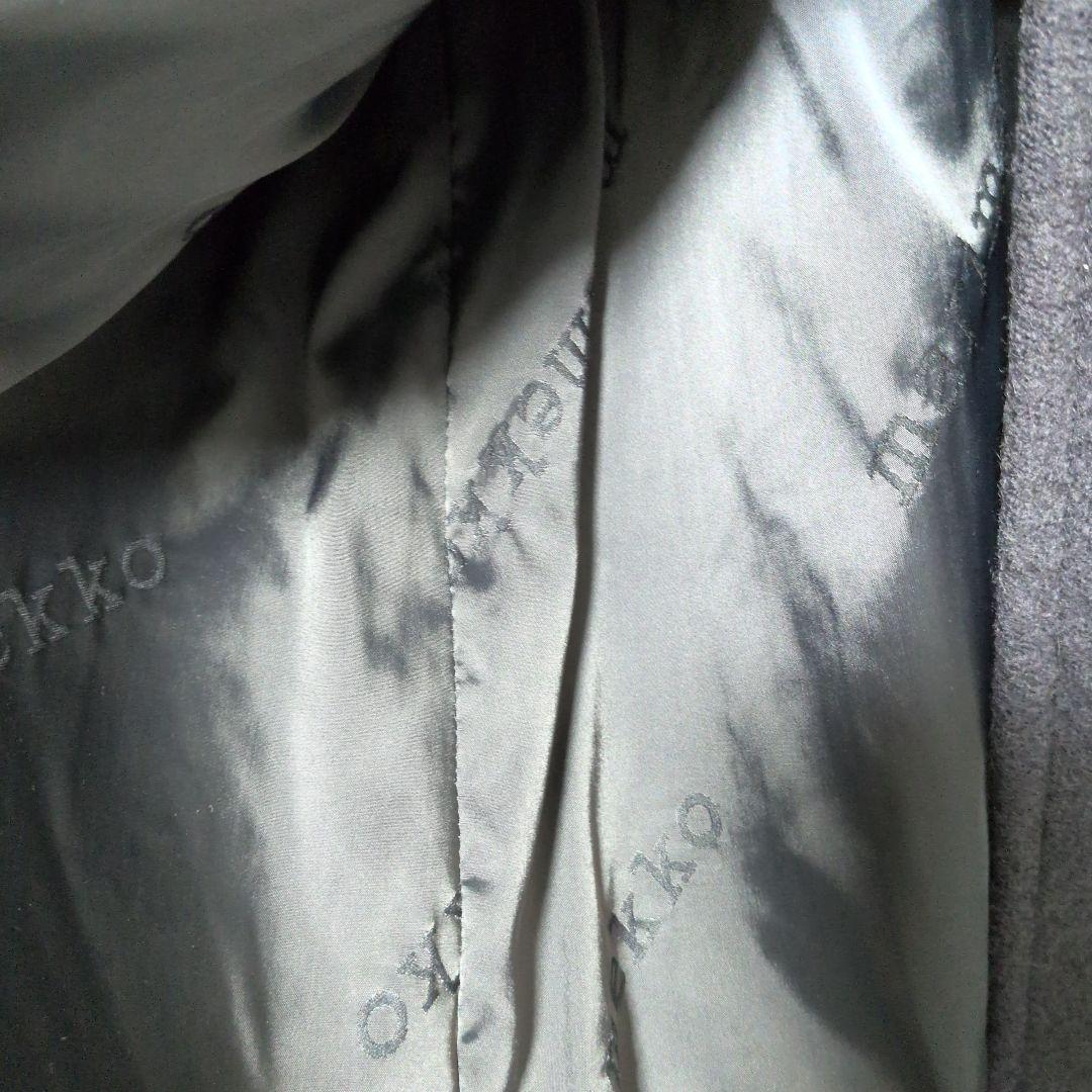 marimekko ダークネイビー ロングコート Sサイズ