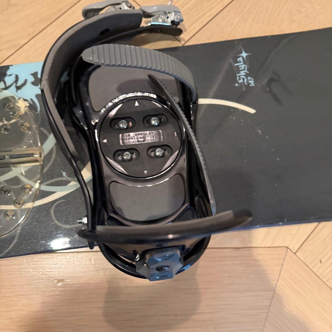 K2 スノーボード　ブラック/ブルー　ケースおまけ付き