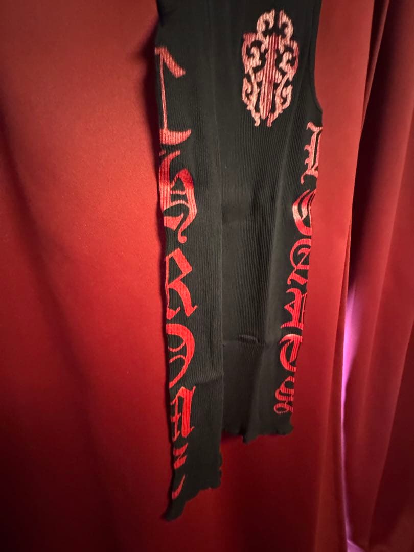 ChromeHeartsリブサイドクロスロゴタンクトップ S サイズ新品未使用