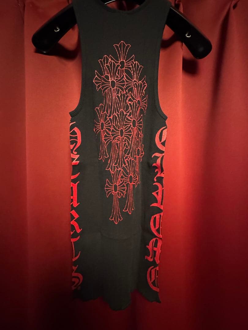 ChromeHeartsリブサイドクロスロゴタンクトップ S サイズ新品未使用