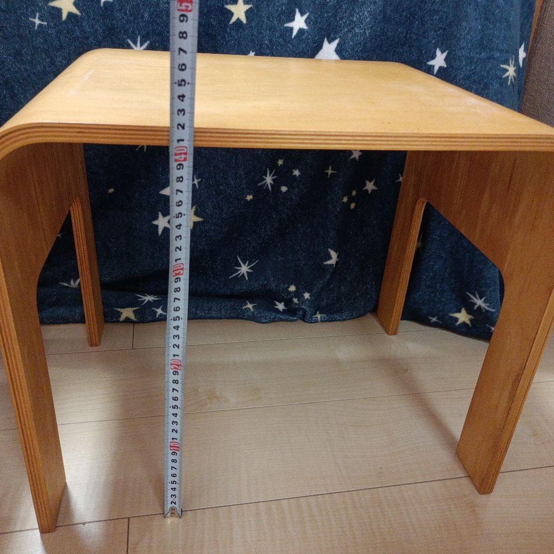 むう　曲木　重なるテーブル、ベンチセット