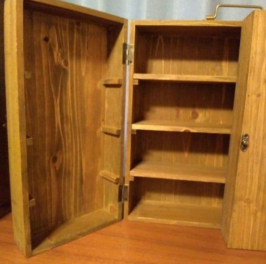 新品　アンティークウッドディスプレイトランクボックス　マルシェディスプレイです。