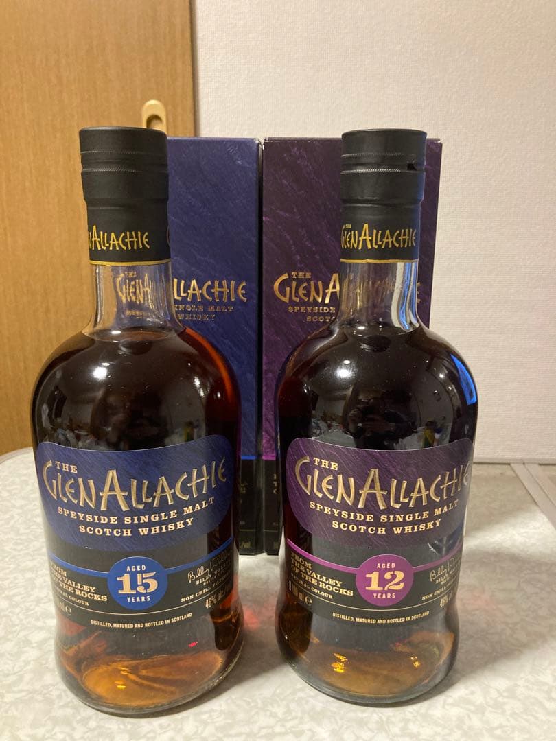 最終値下げ グレンアラヒー 12年 15年 2本セット