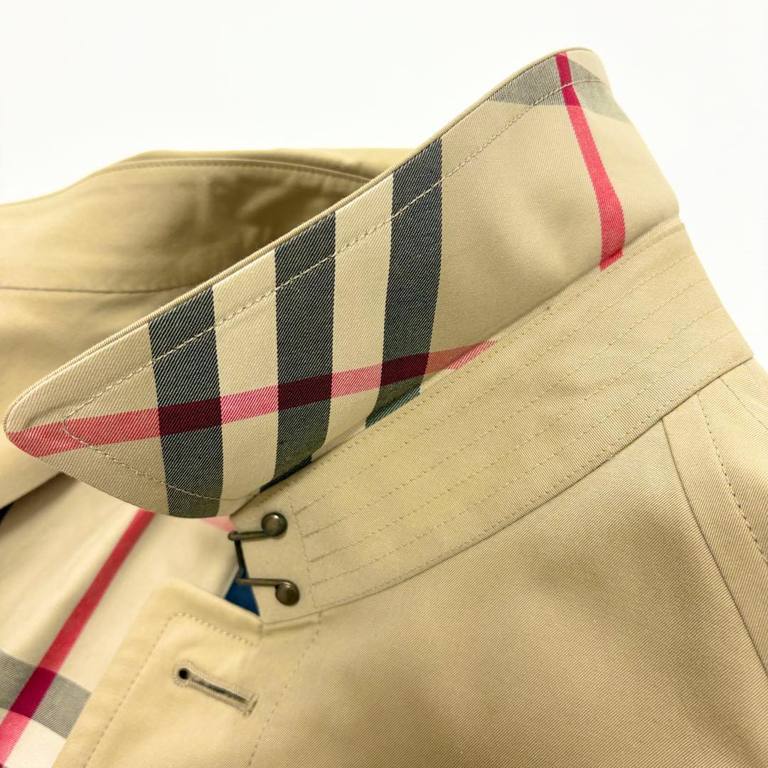 極美品 BURBERRY LONDON ステンカラーコート ウールライナー付き