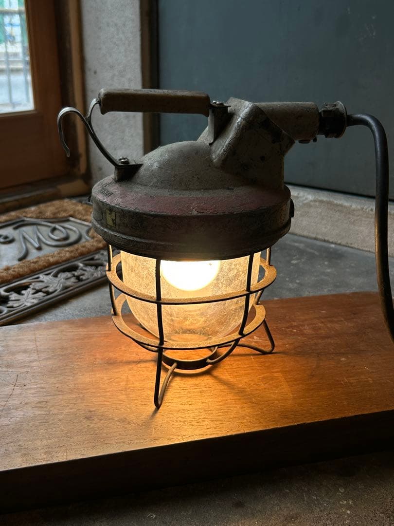 希少 森電機 防爆ランプ 船舶灯 ヴィンテージ 照明 インダストリアル 工業系