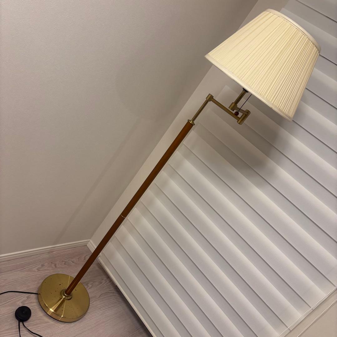 ヴィンテージ スイングアーム フロアスタンド IDC大塚家具 村上工作所社製