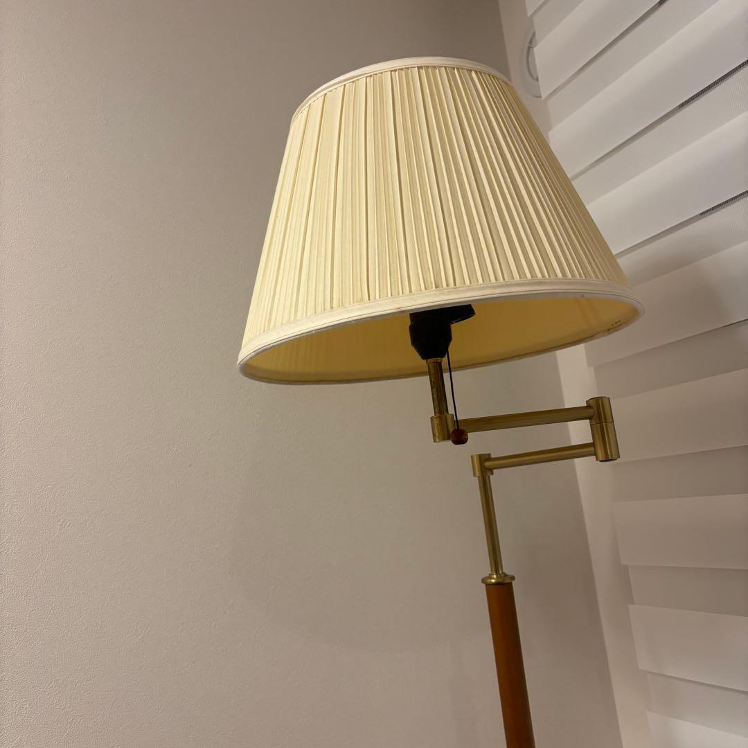 ヴィンテージ スイングアーム フロアスタンド IDC大塚家具 村上工作所社製