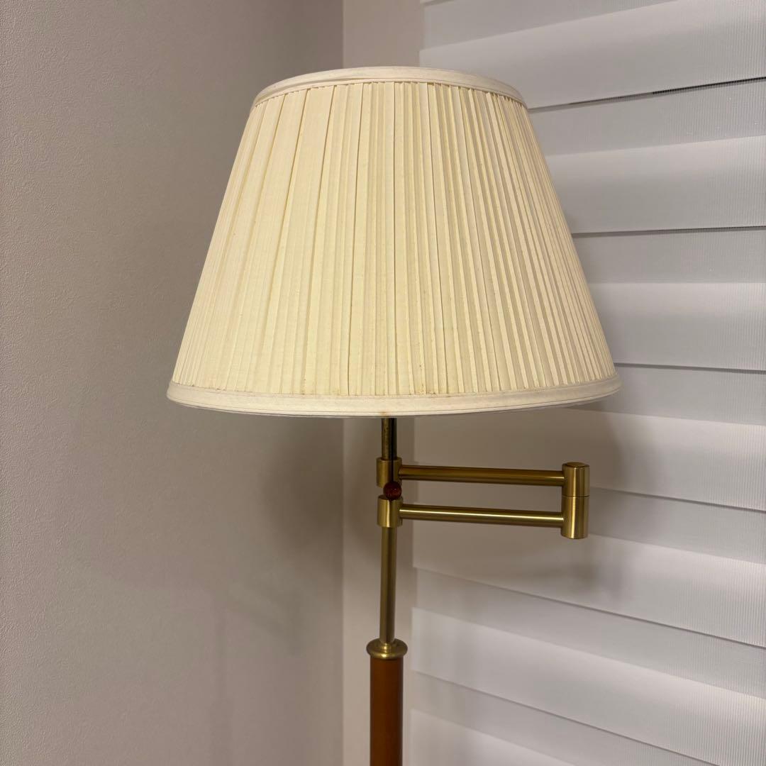 ヴィンテージ スイングアーム フロアスタンド IDC大塚家具 村上工作所社製