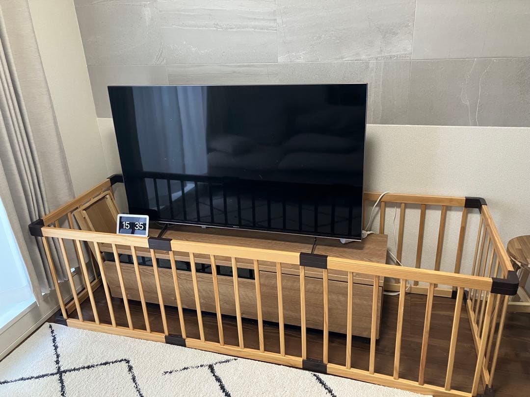 【u._.uページ】幅140テレビ台 50V型対応　木製 LOWYA