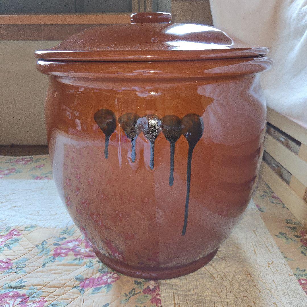 M*t様 常滑焼 久松窯かめ 漬け物容器 保存用器 15号 27,0L　特大サイ