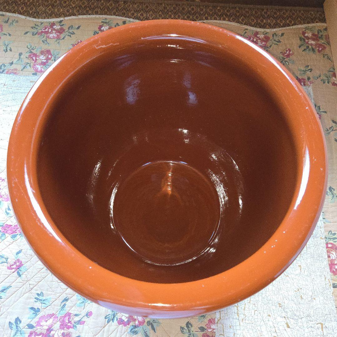 M*t様 常滑焼 久松窯かめ 漬け物容器 保存用器 15号 27,0L　特大サイ