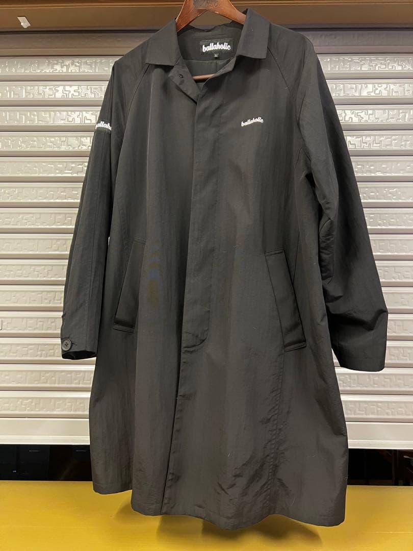 ballaholic Logo ステンカラーコート(ブラック)L