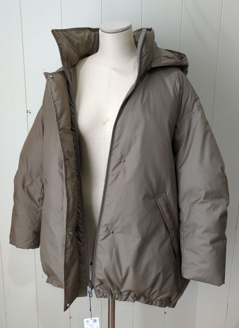 早いもの勝ち☆ RONEL タグ付 ミリタリー ダウンジャケット モカ S