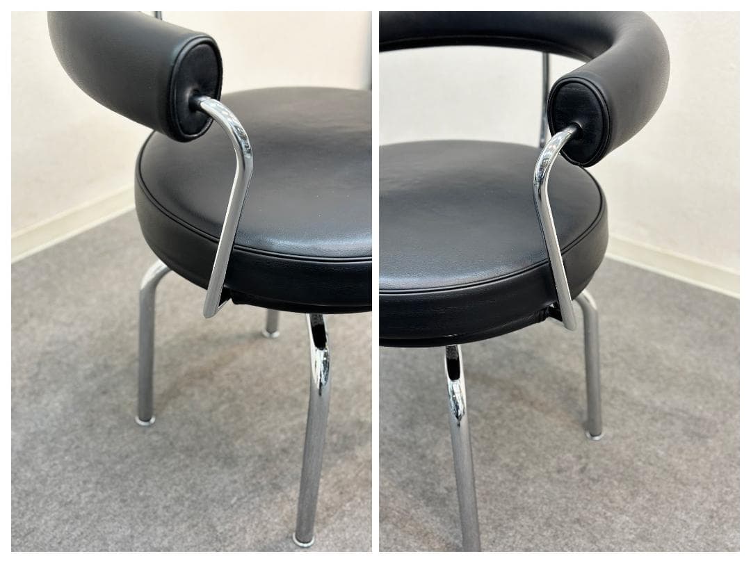訳アリ品■Cassina/カッシーナ■LC7　スウィベルチェア　ル・コルビュジエ