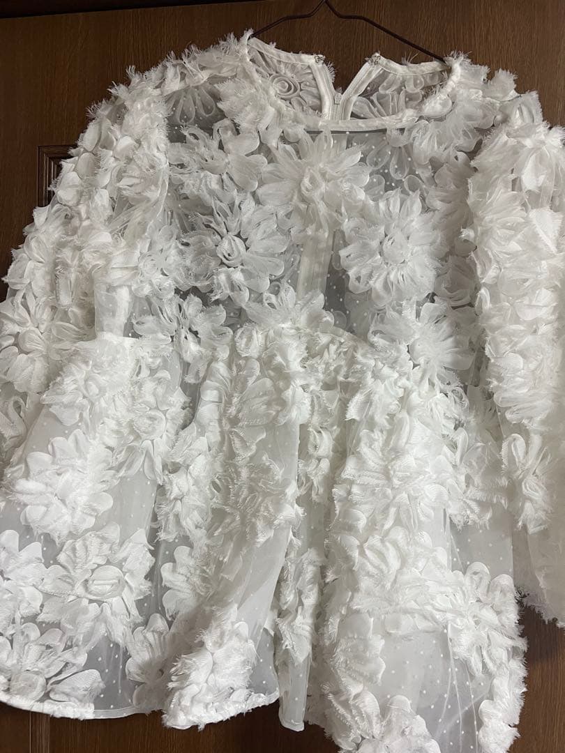 トップス Acka. flower peplum blouse