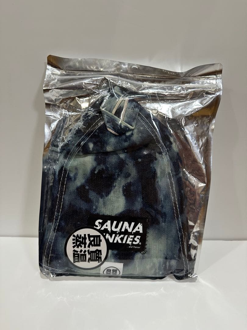 【限定】サウナジャンキーズ×ベストサウナハット ダメージデニムハット